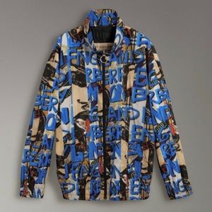 burberry graffiti jacket